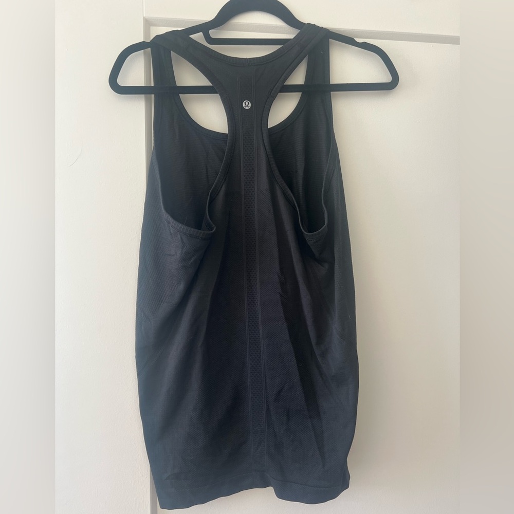 lululemon athletica Black Racerback Tank Top